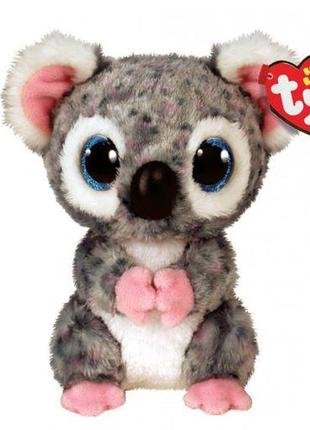 Дитяча іграшка м’яконабивна ty beanie boos 36378 коала "karli" 15 см