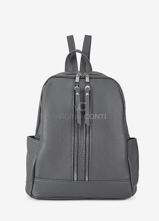 Рюкзак жіночий темно-сірий virginia conti 02174