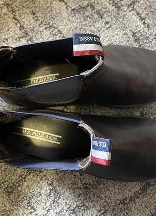 Мужские кожаные ботинки u.s.polo assn. 43р осень, весна7 фото