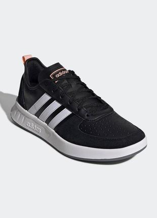 Кроссовки (кеды) женские черные, 39.5 размер, adidas court80s