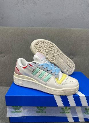 Женские кроссовки adidas forum low multicolor 36-37-38-39-40