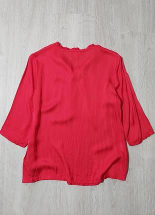 Блузка червона віскоза monsoon4 фото