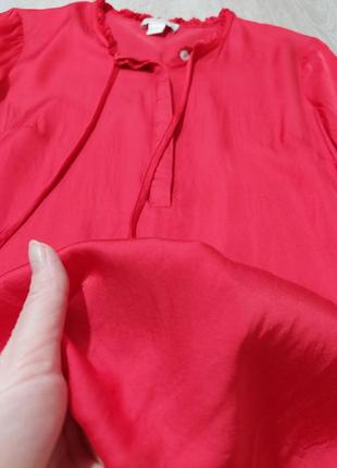 Блузка червона віскоза monsoon5 фото