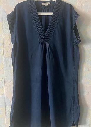 Платье деним из лиоцелла