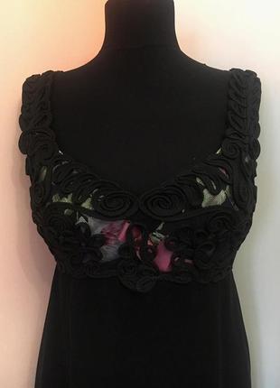 Розкішна-маленька чорна сукня-в стилі "ампір" від італійського бренду "twin-set"