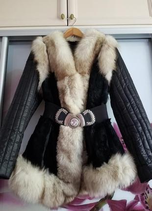 Шуба безрукавка,шубка