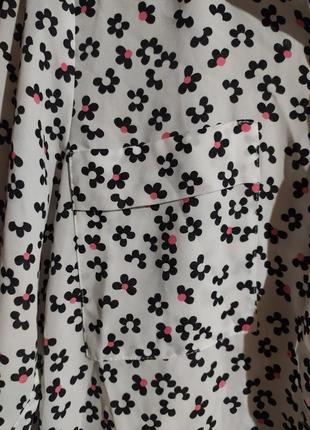 Блузка жіноча в квітковий принт6 фото