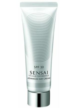 Sensai (kanebo) cellular performance advanced day cream spf 30 50ml tester new дневной крем для лица