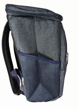 Термо рюкзак сумка-холодильник 20 літрів, denuoniss, синій2 фото