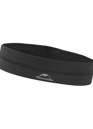 Пов'язка на голову naturehike outdoor sport sweatband nh17z020-d black