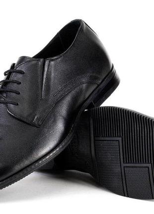 Туфли мужские черные mida 11521/1 ( р 43 )