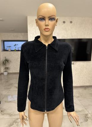 Кофта велюр, кофта на замочку