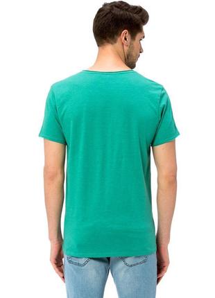 Зеленая мужская футболка lc waikiki с надписью storm rides california5 фото