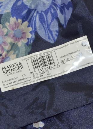 Фирменный платок marks & spencer (88см. х 88см.) с бирками3 фото