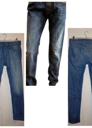 Джинсы зауженные из стрейч денима diesel koolter regular slim tapered из серии y2k3 фото