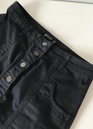 Джинсовая юбка stradivarius