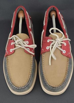 Sebago docksides туфли топсайдеры мокасины мужские кожаные. домикана. оригинал. 46-47 р./31 см.4 фото