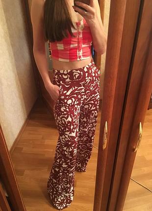 Модные брюки с высокой талией турция