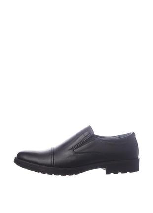 Туфли мужские  чёрные натуральная кожа украина  cliford - размер 45 (30,6 см)1 фото