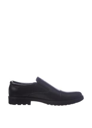 Туфли мужские  чёрные натуральная кожа украина  cliford - размер 45 (30,6 см)3 фото