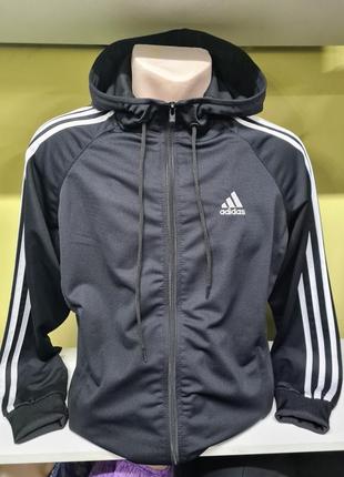 Толстовка adidas на молнии с капюшоном мужская унисекс, мужская толстовка с капюшоном на молнии, мужская толстовка, кофта на замке