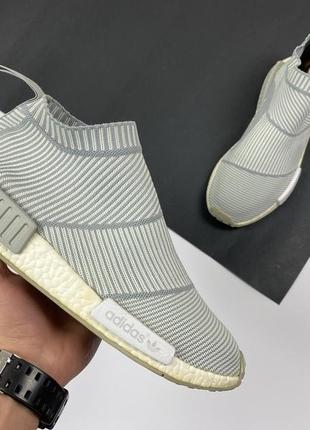 Кроссовки adidas nmd city sock white original  мягкие