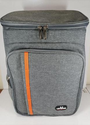 Термо рюкзак сумка-холодильник 18 літрів, weyoung, сірий8 фото