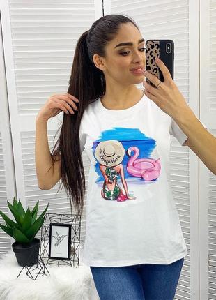 Футболка принт