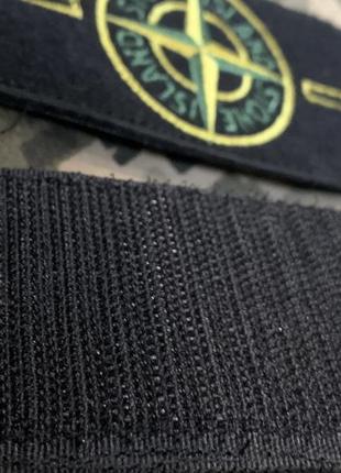 Патч stone island на липучці(липучка велкро) нашивка на липучке3 фото