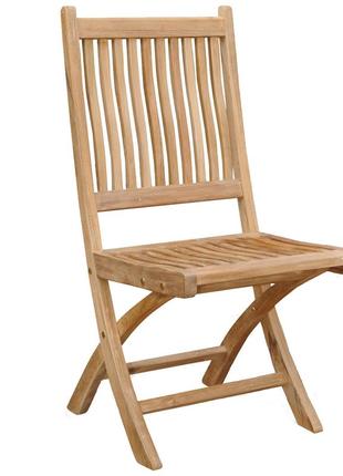 Стілець садовий складний дерев'яний тикове дерево