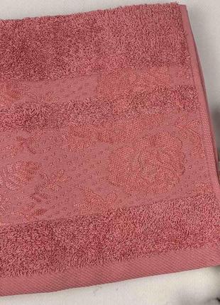 Полотенце bridge collection 50x90 model-4 розовый