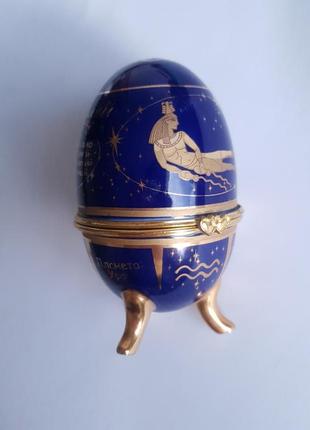 Яйце фаберже шкатулка скринька водолій