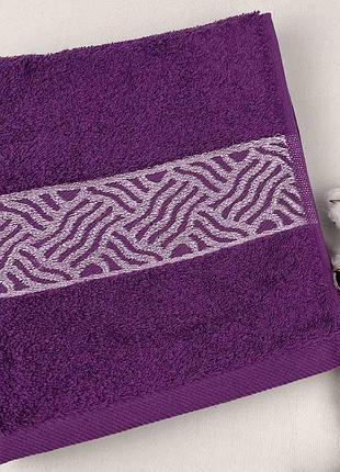 Полотенце bridge collection 50x90 model-5 фиолетовый