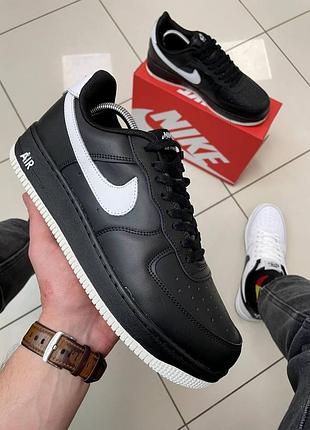 Мужские кожаные кроссовки nike air force 1 classic#найк