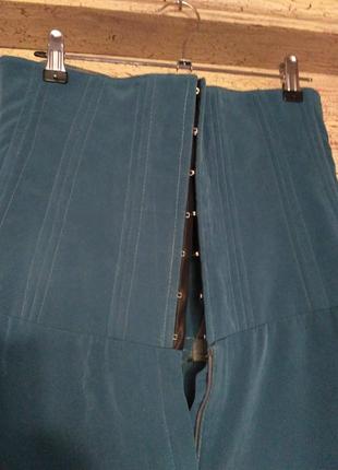 Шелковые брюки на высоком корсете2 фото