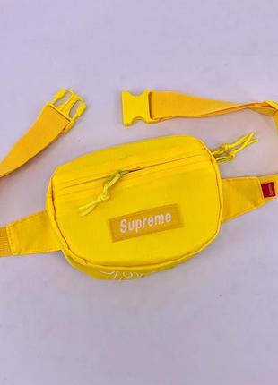 Сумка на пояс supreme бананка