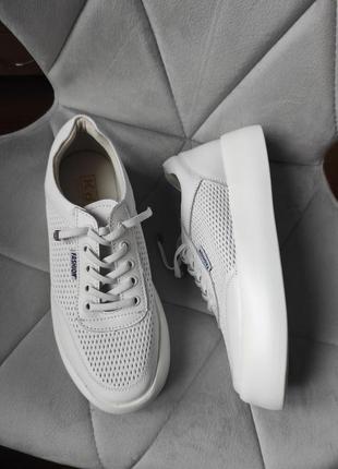 Кожаные кеды перфарация rodeo