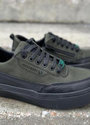 Кожаные кеды 7