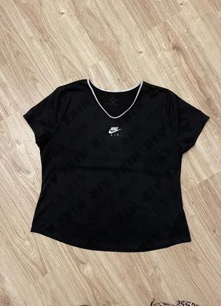 Женская спортивная футболка с открытой спиной nike air dri fit xl2 фото
