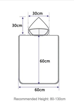 Рушник дитячий з капюшоном полотенце с капюшоном детское3 фото