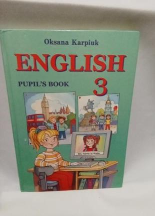 English, англійська мова,3 клас