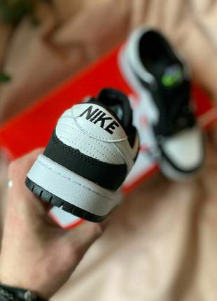 Кросівки nike sb dunk strangelove •white black•7 фото