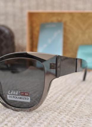 Гарні жіночі сонцезахисні окуляри leke polarized котяче око3 фото