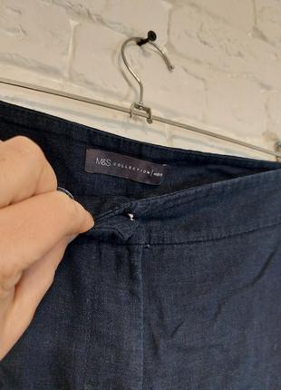 Фирменные льняные брюки штаны3 фото