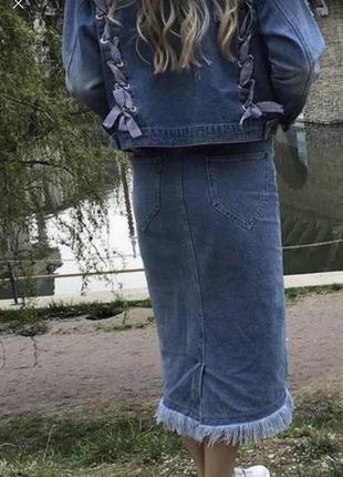 Куртка джинсова джинс ветровка вітровка джинсовка жакет піджак9 фото