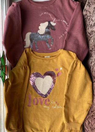 2шт. комплект світшот lefties толстовка 9-14 років без нюансів реглан кофта