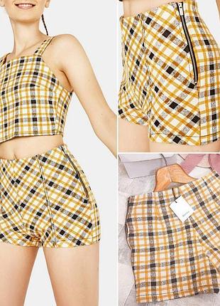 Шорты в клетку бершка🌼