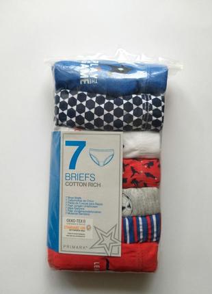 Трусики на хлопчика поштучно primark