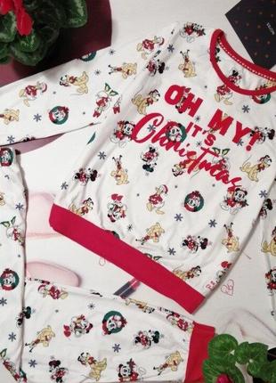 Тепла піжама george, 100% поліестер, розмір 12/14 або l/xl