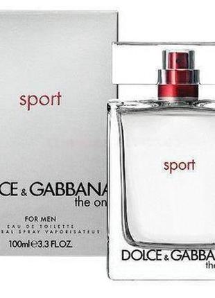 Чоловіча туалетна вода dolce&gabbana the one sport for men (дільше габана спорт фо мен) 100 мл